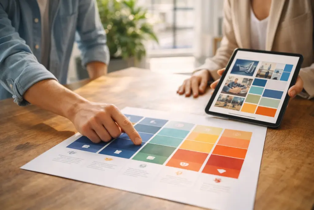 Reading a Colour Psychology Chart