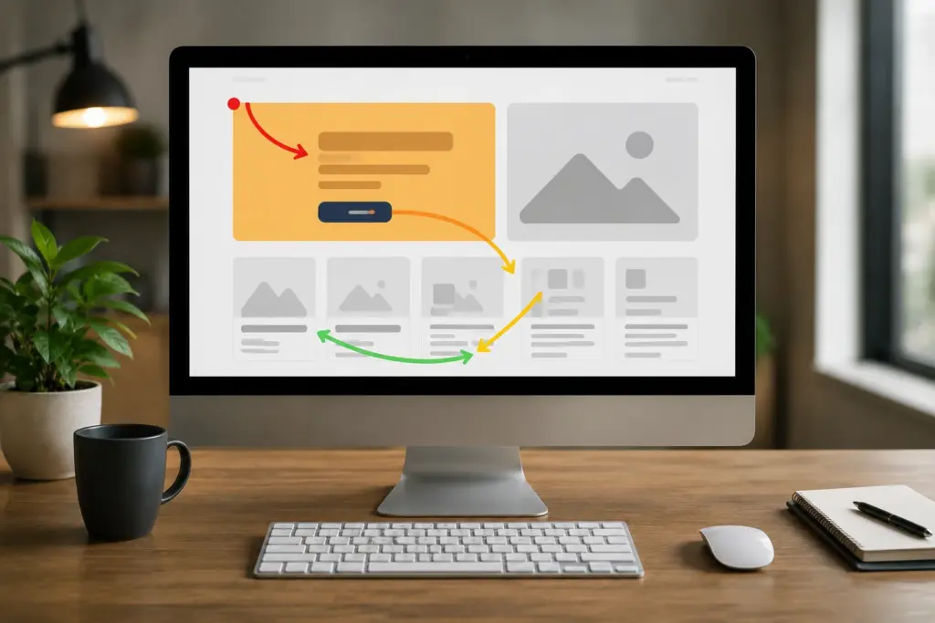 How Visual Hierarchy Controls Where Eyes Go